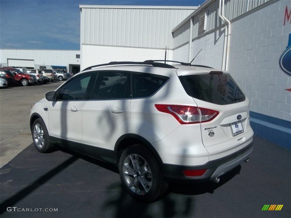 2013 Escape SE 1.6L EcoBoost - White Platinum Metallic Tri-Coat / Medium Light Stone photo #4