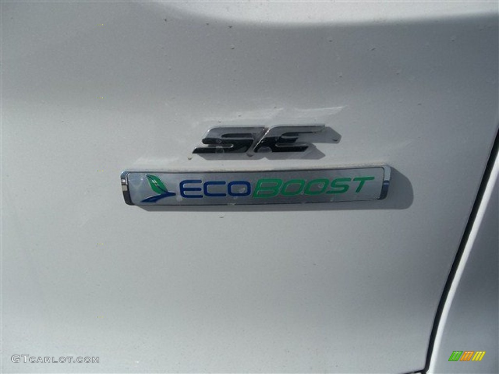 2013 Escape SE 1.6L EcoBoost - White Platinum Metallic Tri-Coat / Medium Light Stone photo #7