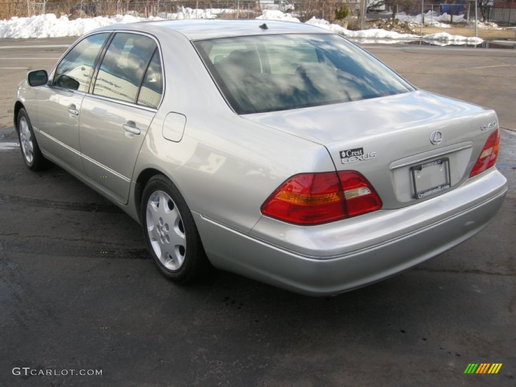 2003 LS 430 Sedan - Millenium Silver Metallic / Black photo #6