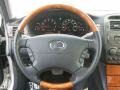 2003 Lexus LS Black Interior Steering Wheel Photo