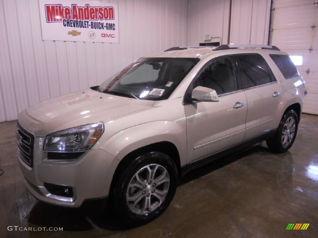 2013 Acadia SLT - Champagne Silver Metallic / Dark Cashmere photo #1