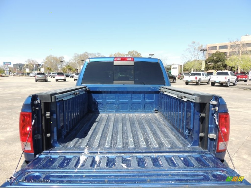 2011 Ram 1500 Big Horn Crew Cab - Deep Water Blue Pearl / Light Pebble Beige/Bark Brown photo #4