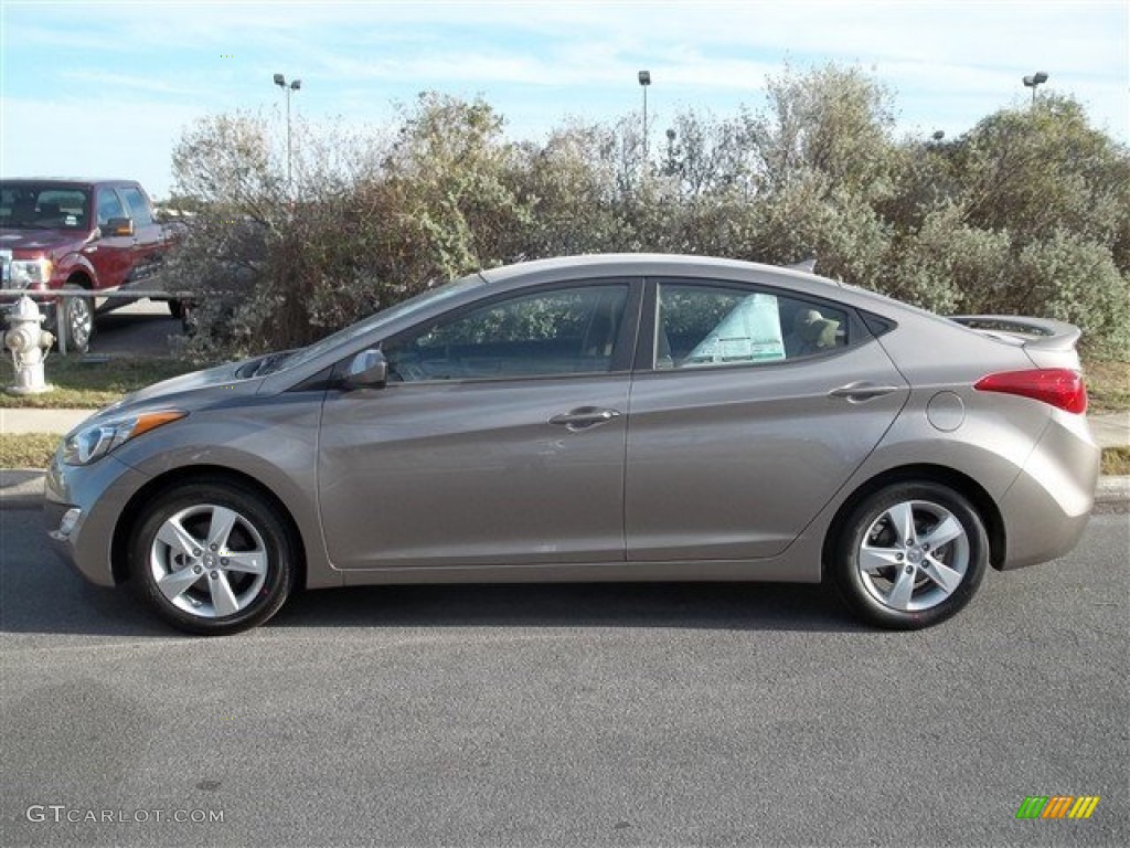 2013 Elantra GLS - Desert Bronze / Beige photo #2