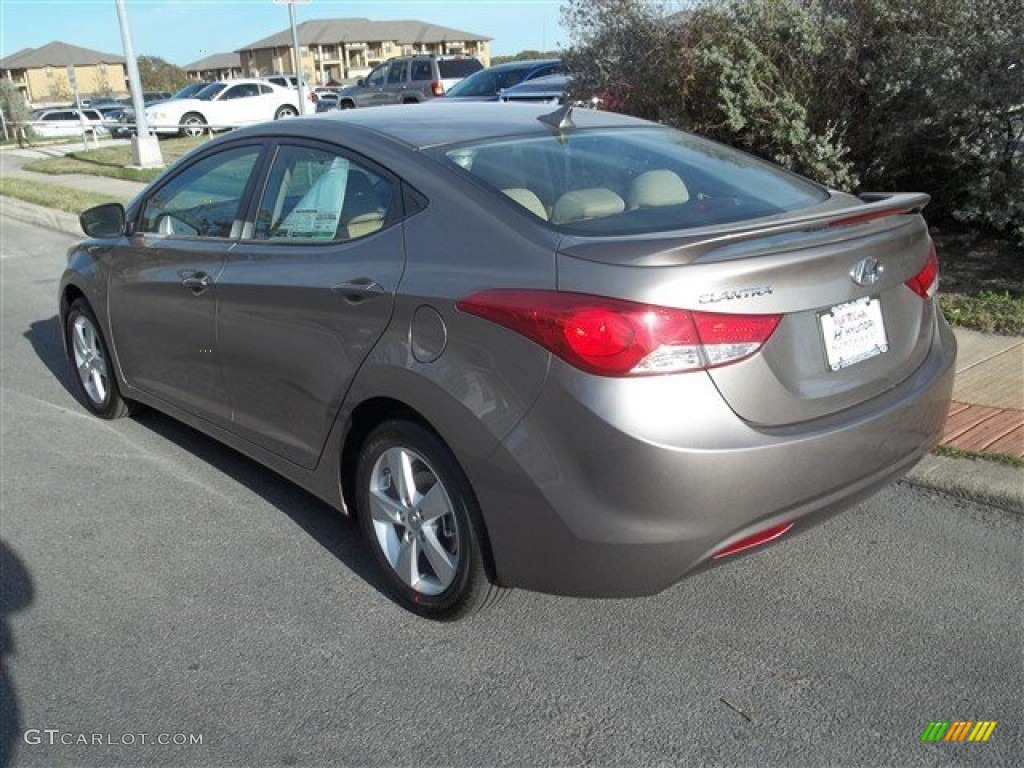 2013 Elantra GLS - Desert Bronze / Beige photo #3