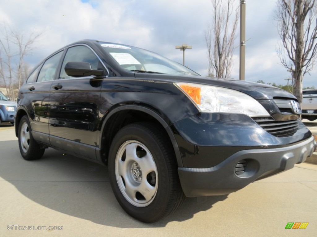 2007 CR-V LX - Nighthawk Black Pearl / Ivory photo #4