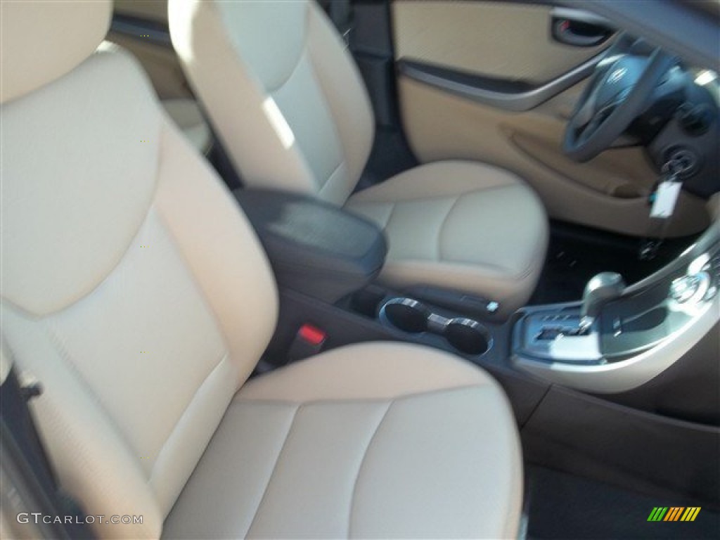 2013 Elantra GLS - Desert Bronze / Beige photo #6