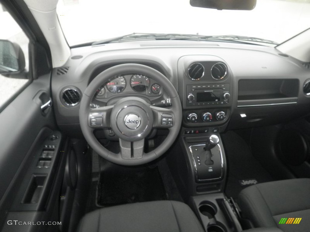 2013 Jeep Compass Altitude Dark Slate Gray Dashboard Photo #78034206