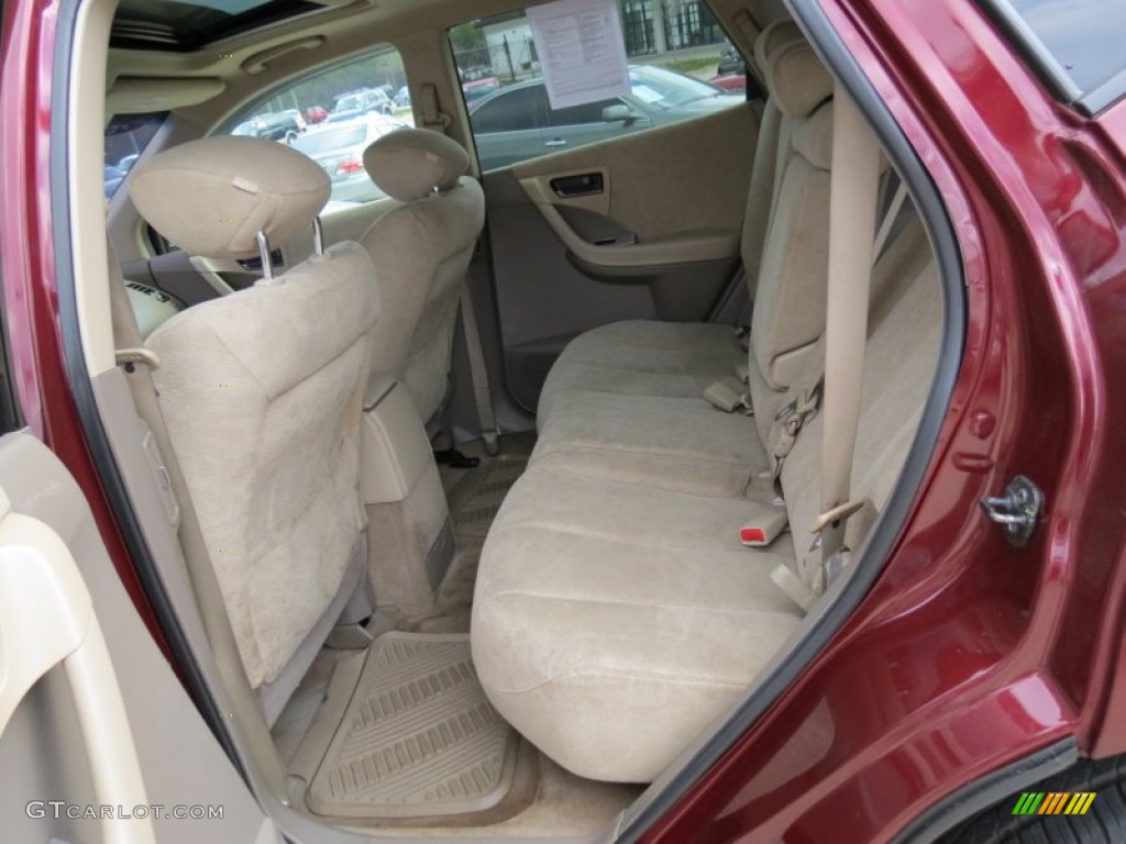 2005 Nissan Murano S AWD Rear Seat Photo #78034640
