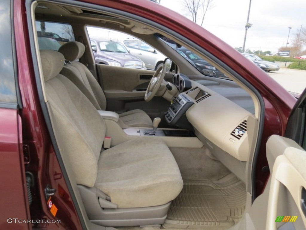 2005 Nissan Murano S AWD Front Seat Photo #78034719