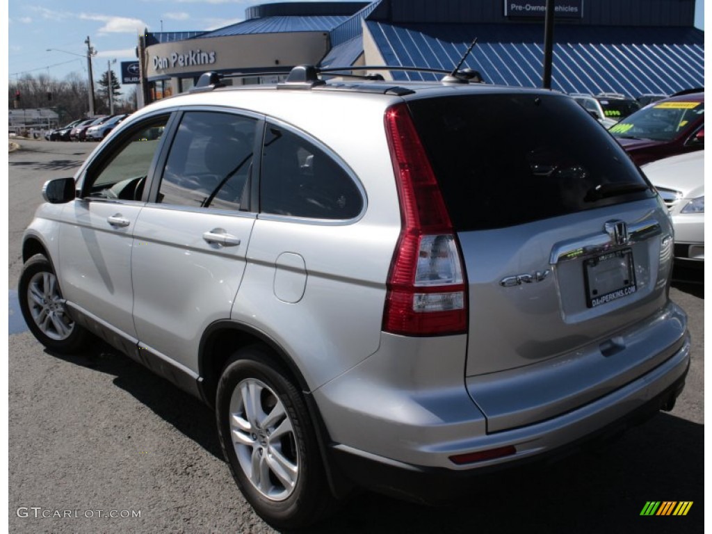 2011 CR-V EX-L 4WD - Alabaster Silver Metallic / Gray photo #10