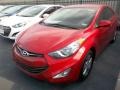 2013 Volcanic Red Hyundai Elantra Coupe GS  photo #2