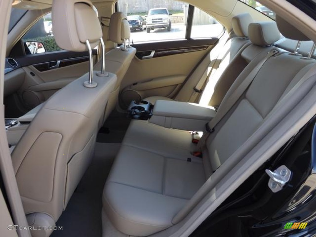 2013 Mercedes-Benz C 250 Sport Rear Seat Photo #78035553