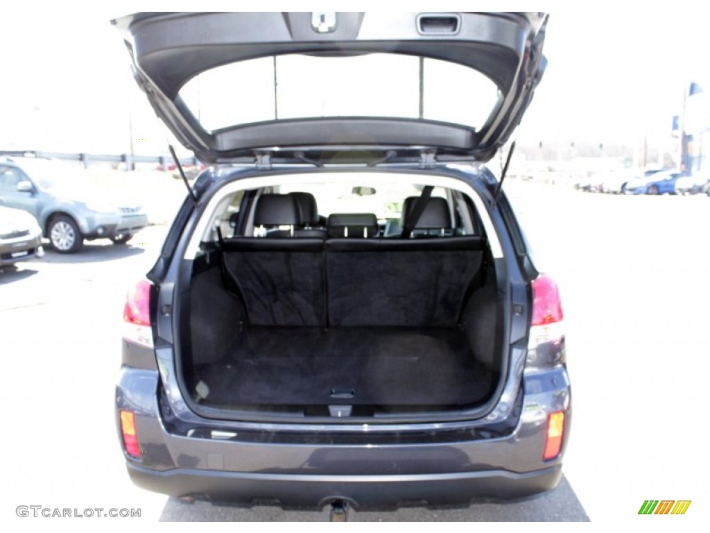 2011 Outback 2.5i Limited Wagon - Graphite Gray Metallic / Off Black photo #8