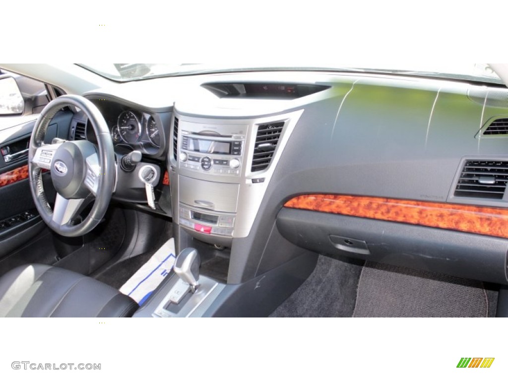 2011 Outback 2.5i Limited Wagon - Graphite Gray Metallic / Off Black photo #9