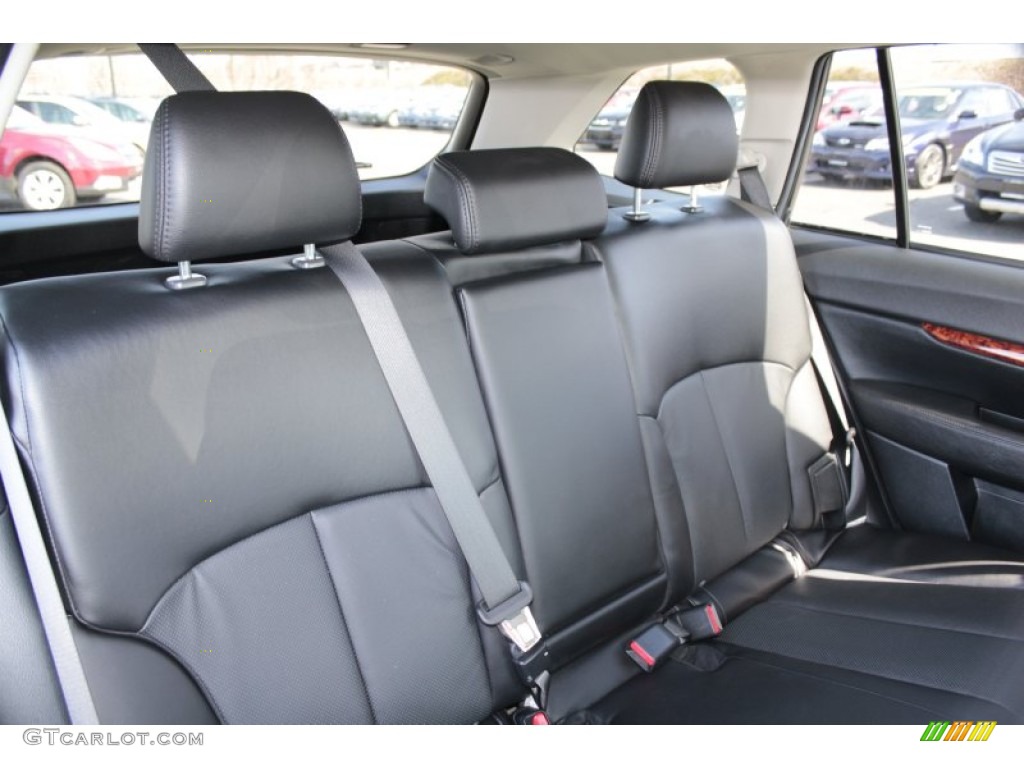 2011 Outback 2.5i Limited Wagon - Graphite Gray Metallic / Off Black photo #14