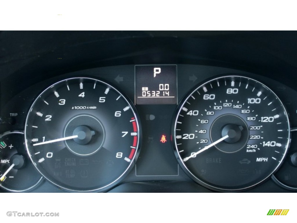 2011 Subaru Outback 2.5i Limited Wagon Gauges Photo #78036057