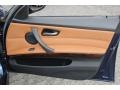 Saddle Brown Dakota Leather Door Panel Photo for 2011 BMW 3 Series #78036126