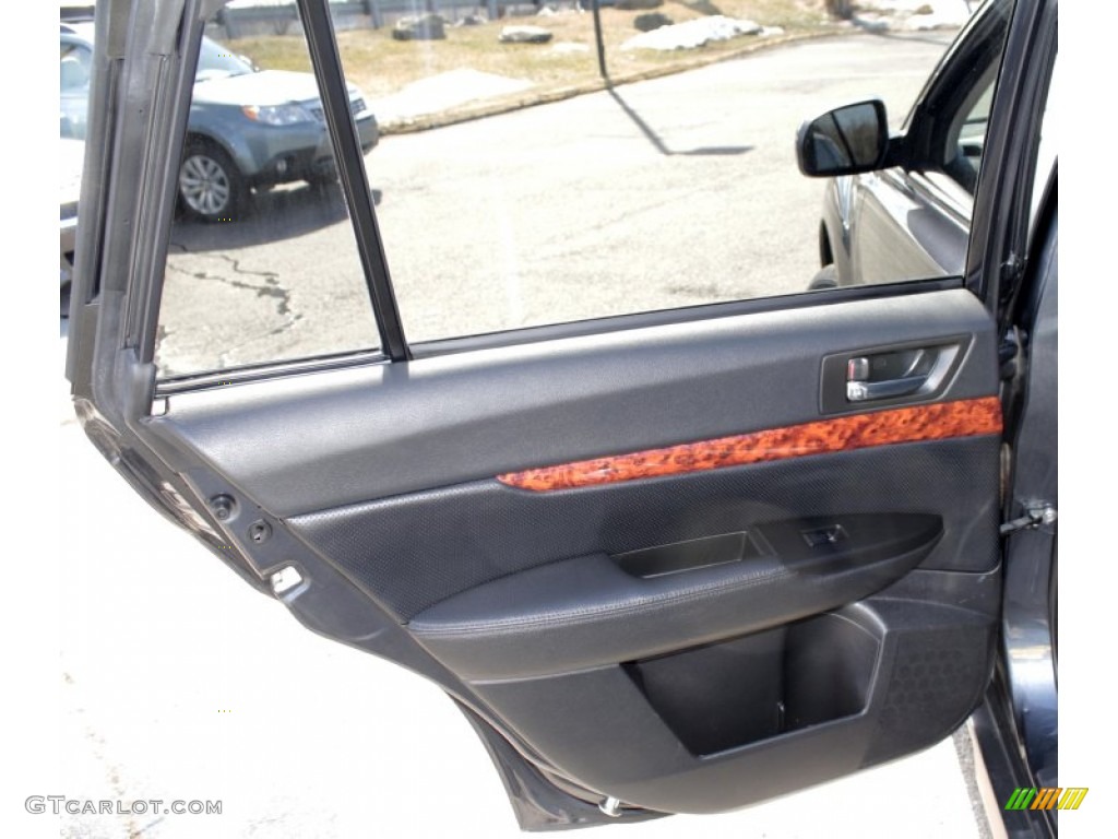 2011 Outback 2.5i Limited Wagon - Graphite Gray Metallic / Off Black photo #21
