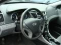 Gray 2012 Hyundai Sonata GLS Steering Wheel