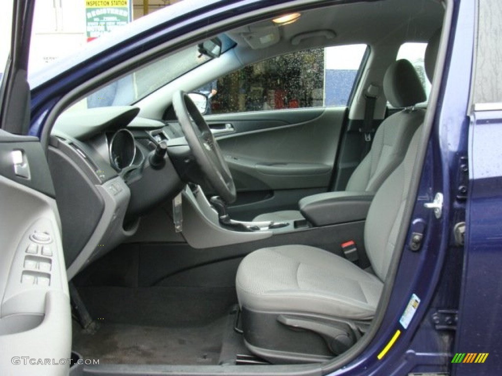Gray Interior 2012 Hyundai Sonata GLS Photo #78036234