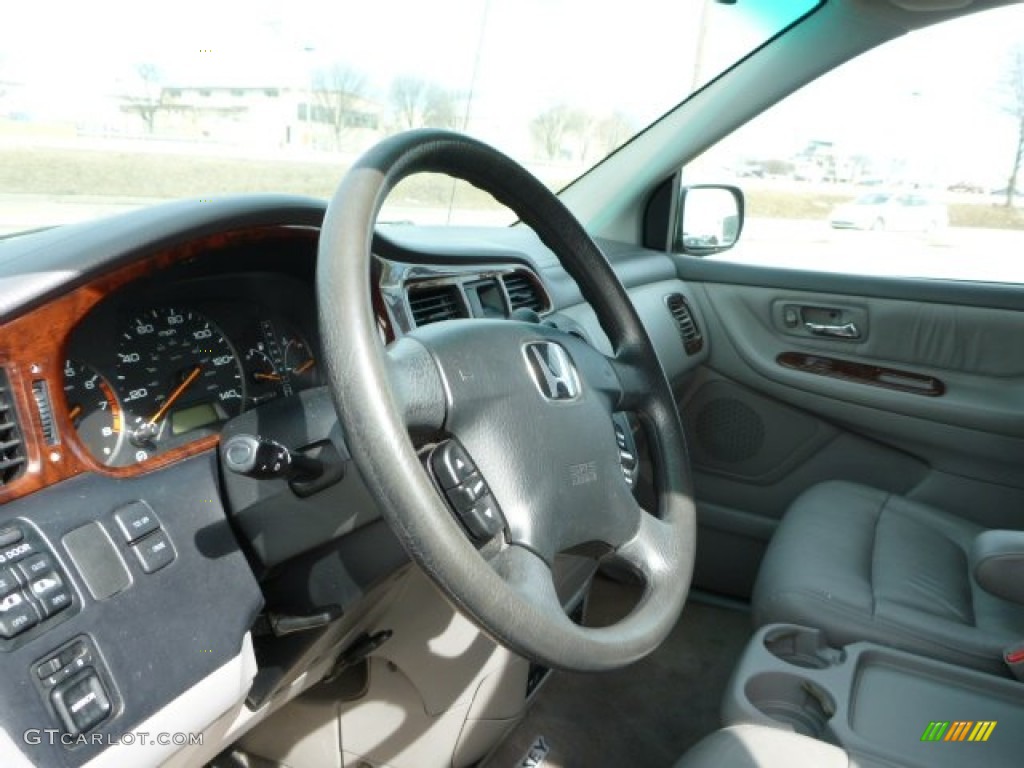 2003 Honda Odyssey EX-L Quartz Steering Wheel Photo #78038364