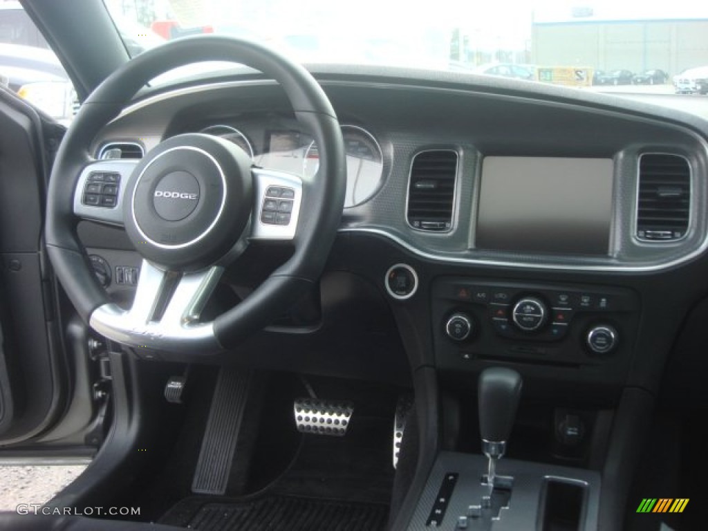 2012 Dodge Charger SRT8 Black Dashboard Photo #78038700