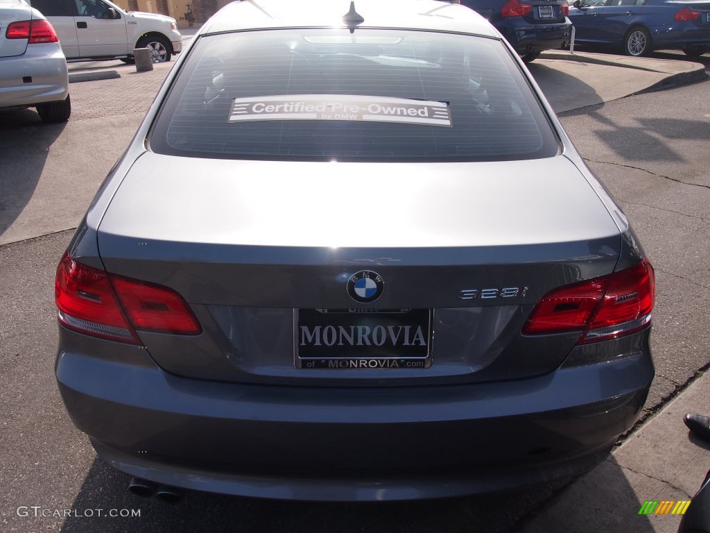 2010 3 Series 328i Coupe - Space Gray Metallic / Black photo #7