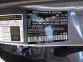  2013 GLK 350 Palladium Silver Metallic Color Code 792