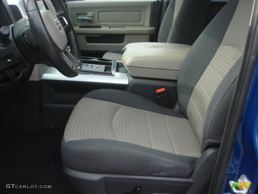 2011 Ram 1500 Big Horn Quad Cab - Deep Water Blue Pearl / Dark Slate Gray/Medium Graystone photo #10