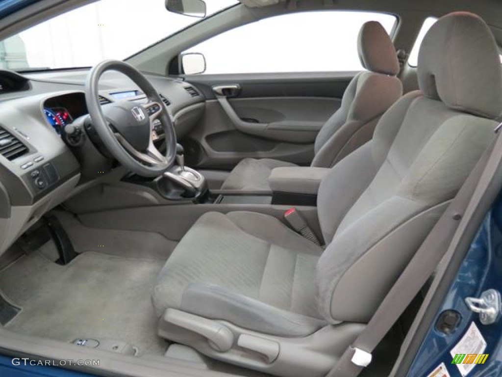 Gray Interior 2010 Honda Civic LX Coupe Photo #78040064