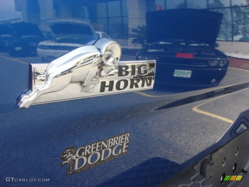 2011 Ram 1500 Big Horn Quad Cab - Deep Water Blue Pearl / Dark Slate Gray/Medium Graystone photo #29
