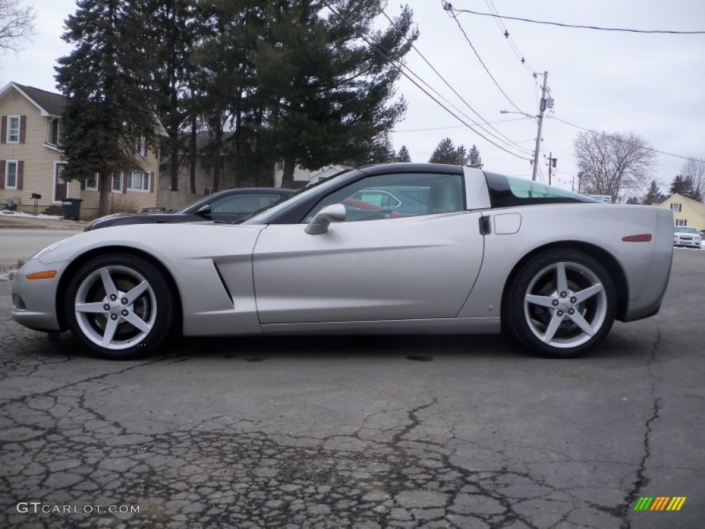 Machine Silver Metallic 2006 Chevrolet Corvette Coupe Exterior Photo #78040357