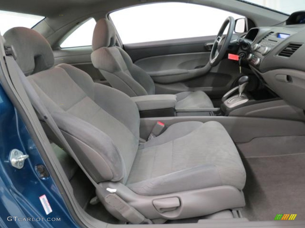 Gray Interior 2010 Honda Civic LX Coupe Photo #78040419
