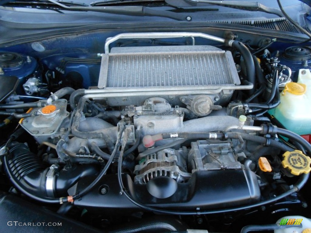 2003 Impreza WRX Sedan - WR Blue Pearl / Black photo #22