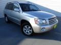 2001 Millennium Silver Metallic Toyota Highlander V6  photo #2