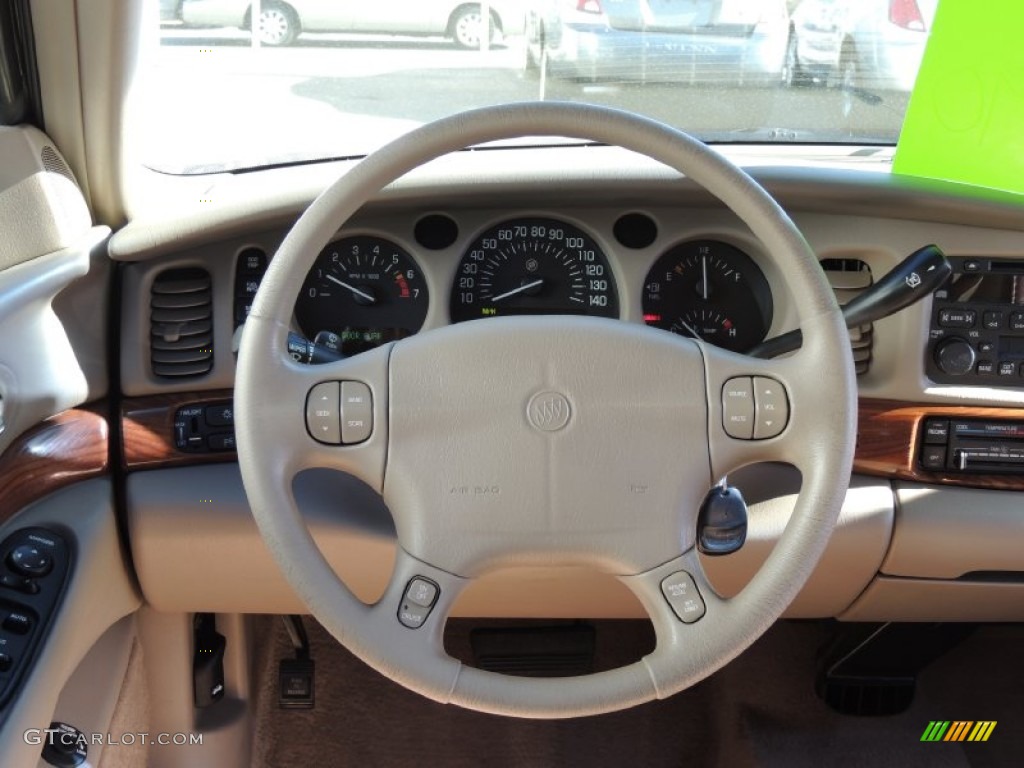 2003 Buick LeSabre Custom Taupe Steering Wheel Photo #78041916