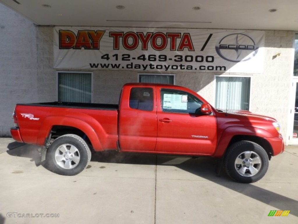 Barcelona Red Metallic Toyota Tacoma