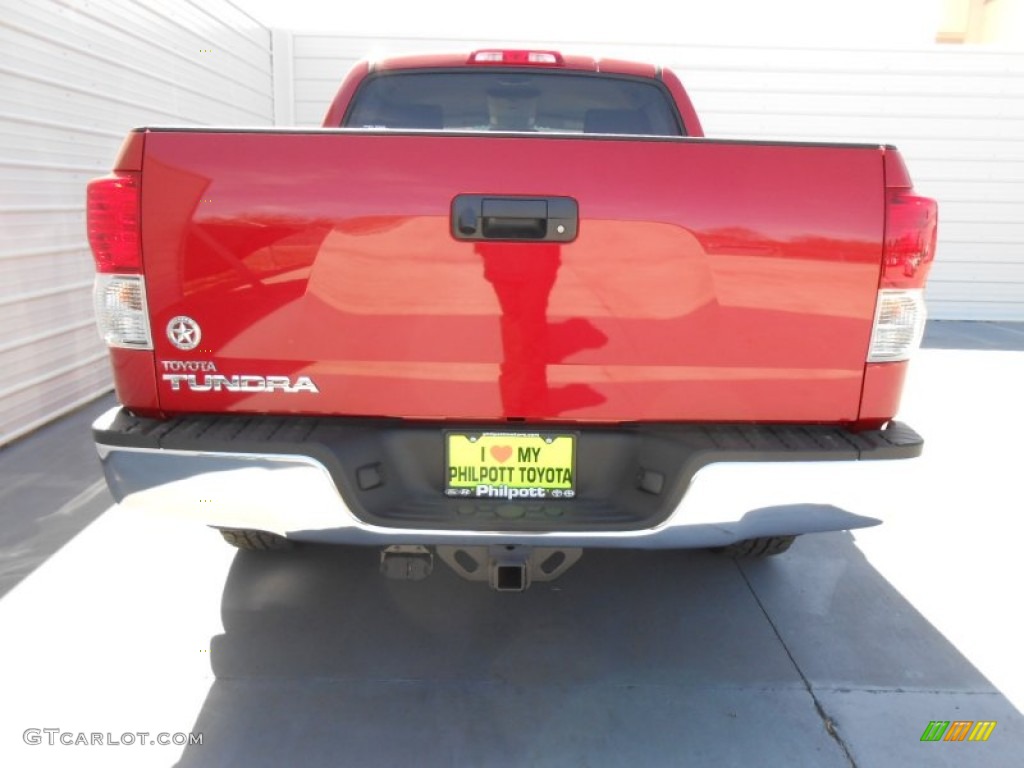 2013 Tundra Texas Edition CrewMax - Barcelona Red Metallic / Graphite photo #5