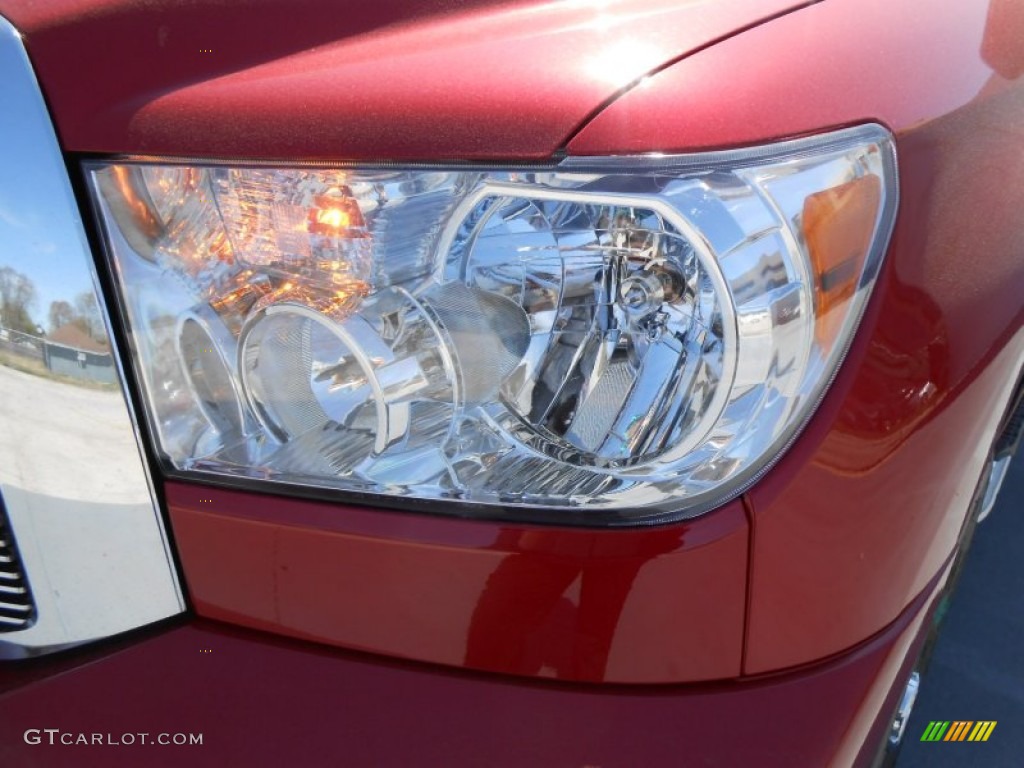 2013 Tundra Texas Edition CrewMax - Barcelona Red Metallic / Graphite photo #9