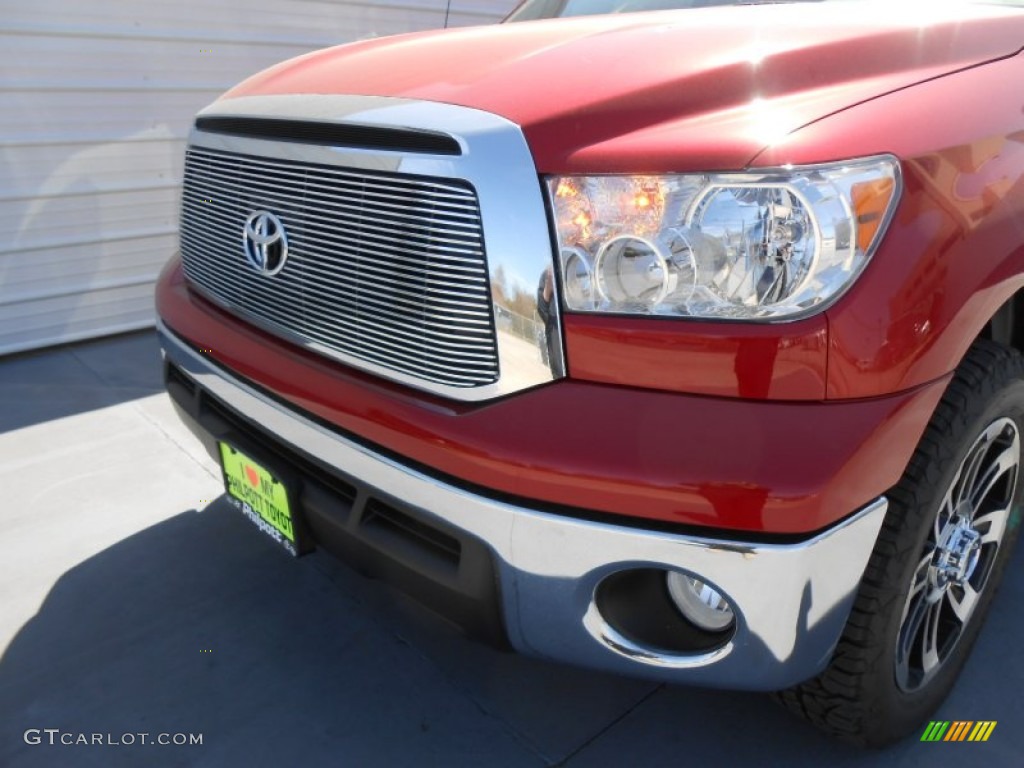 2013 Tundra Texas Edition CrewMax - Barcelona Red Metallic / Graphite photo #10