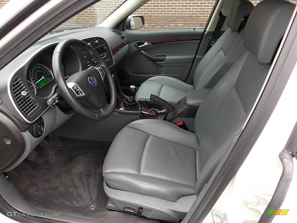 Gray Interior 2007 Saab 9-3 2.0T Sport Sedan Photo #78042897