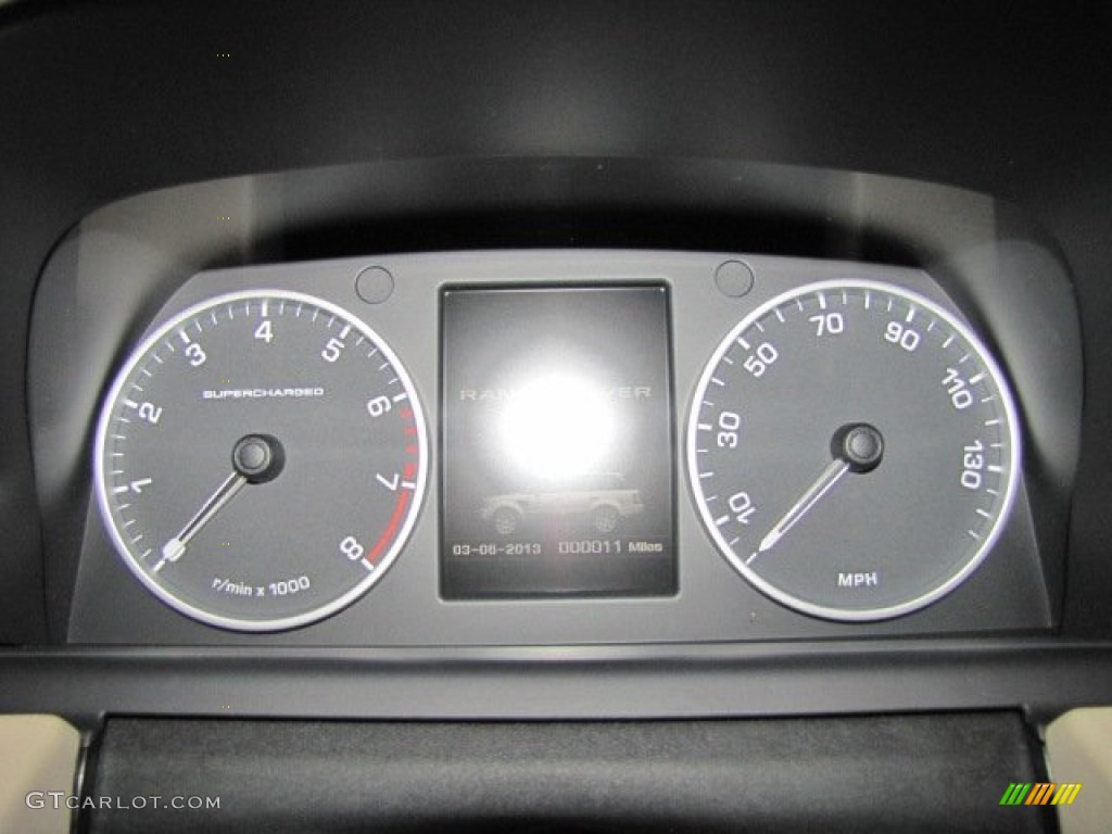 2013 Land Rover Range Rover Sport Supercharged Gauges Photo #78043170