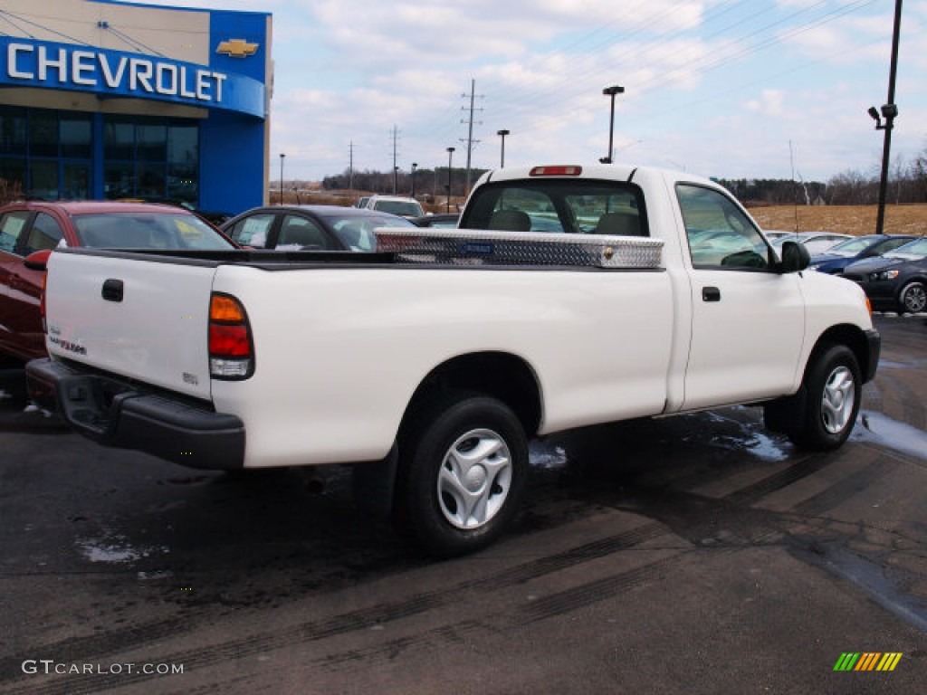 2003 Tundra Regular Cab - Natural White / Oak photo #3