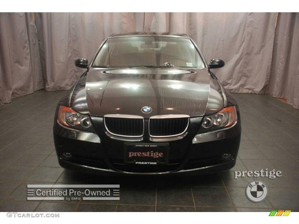 2007 3 Series 328i Sedan - Jet Black / Black photo #6