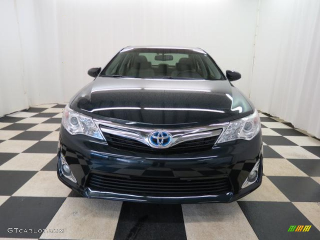 2013 Camry Hybrid XLE - Cosmic Gray Metallic / Light Gray photo #2