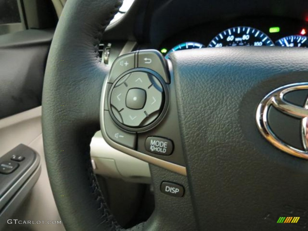 2013 Camry Hybrid XLE - Cosmic Gray Metallic / Light Gray photo #15