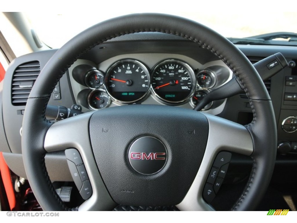 2013 Sierra 1500 SLE Extended Cab - Sonoma Red Metallic / Ebony photo #12