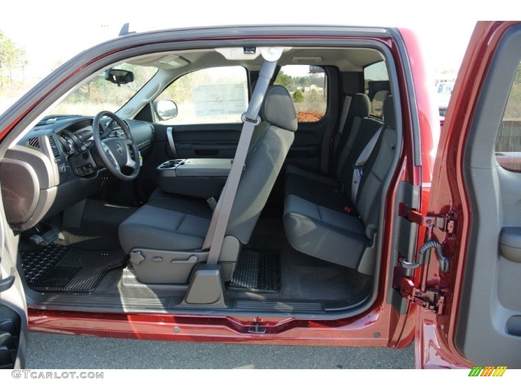 2013 Sierra 1500 SLE Extended Cab - Sonoma Red Metallic / Ebony photo #14