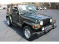 Moss Green Pearl 1998 Jeep Wrangler Sahara 4x4
