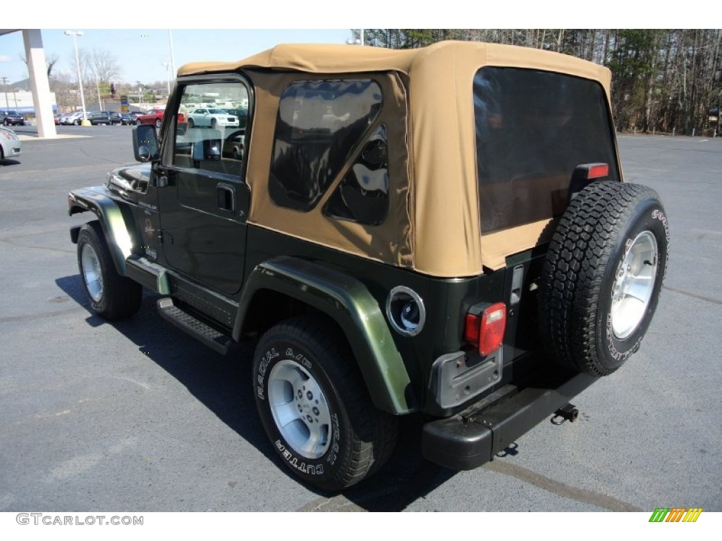 Moss Green Pearl 1998 Jeep Wrangler Sahara 4x4 Exterior Photo #78049524